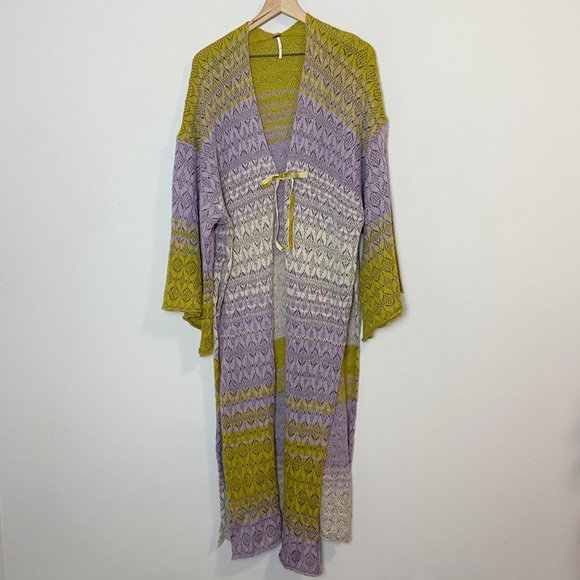 Free People Midnight Reflections Kimono Duster Cardigan - Picture 4 of 11